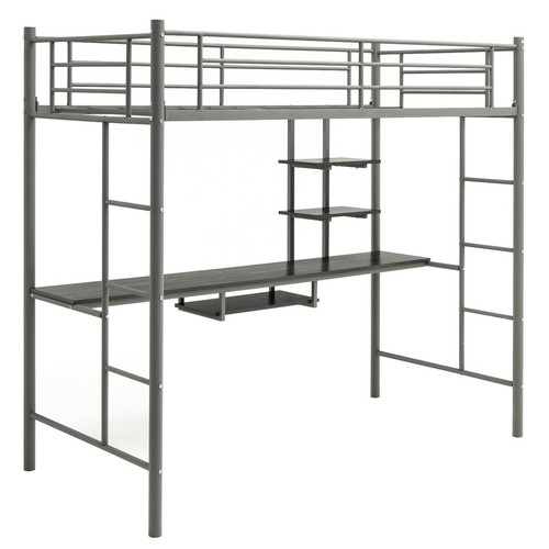 5ft single metal loft - loft, bed