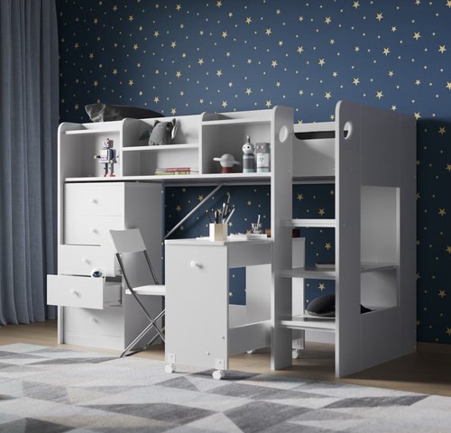 Kids single high sleeper bed - kids,