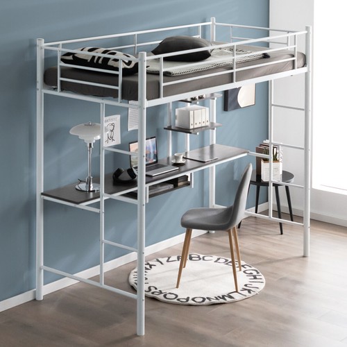 Single metal loft - single, bed