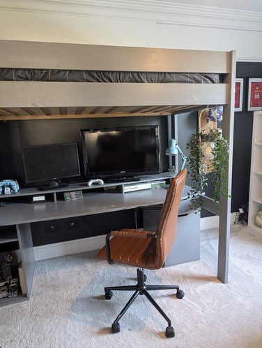 High sleeper bed gaming desk - sleeper,