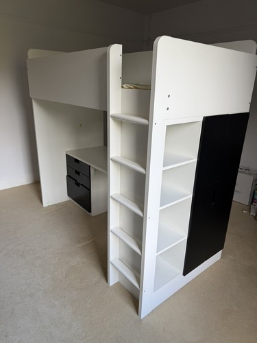 Ikea stuva white high sleeper - ikea,