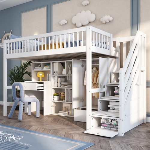 High sleeper bed kids loft - bed,