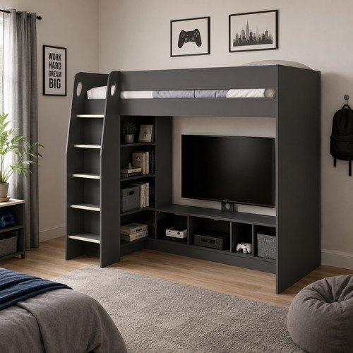 Anthracite grey high sleeper - high,