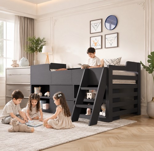 High sleeper bed kids loft - sleeper,