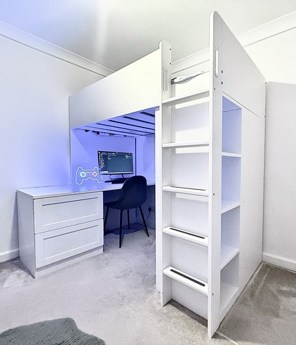 Ikea småstad loft bed - loft, high