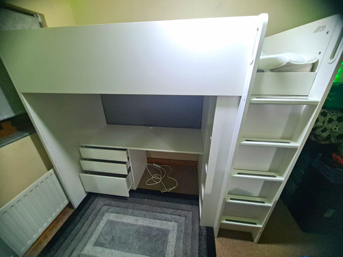 White grey wooden - grey, high
