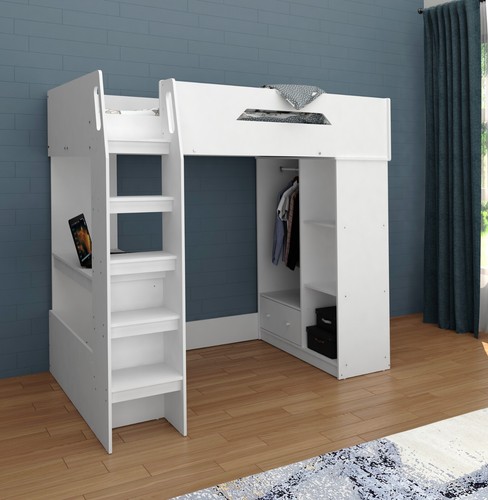 Single high sleeper - single, bed
