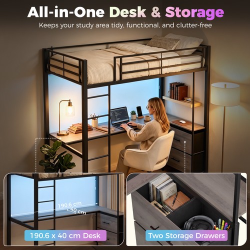High sleeper bunk - bed, with