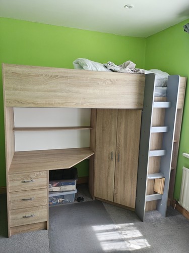 High sleeper bed with - sleeper,